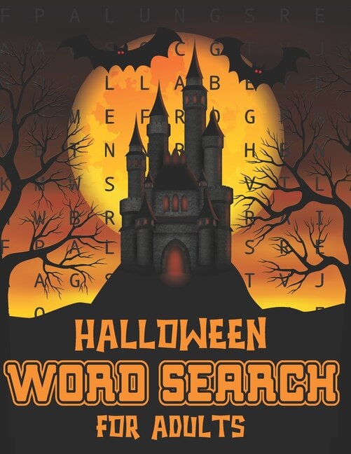 Front cover_Halloween Word Search For Adults