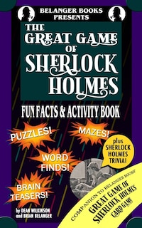 Front cover_The Great Game of Sherlock Holmes Fun Facts & Activity Book