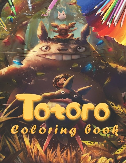 Front cover_Totoro Coloring Book