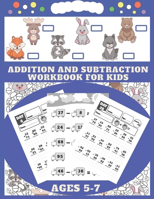 Couverture_Addition and Subtraction Workbook Ages 5-7