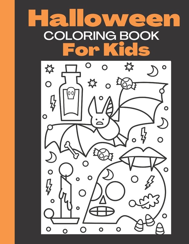Couverture_Halloween Coloring Book For Kids