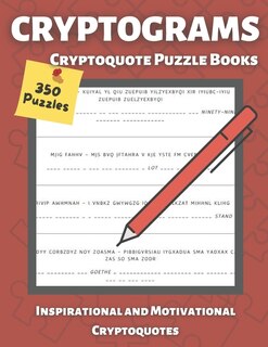 Front cover_Cryptograms Puzzle Books for Adults