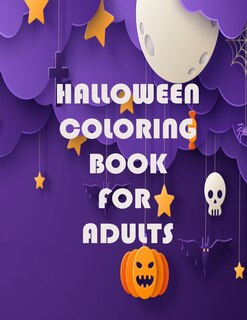 Front cover_Halloween Coloring Book For Adults