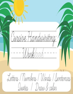 Front cover_Cursive Handwriting workbook