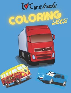 Front cover_Coloring Book, Cars, Trucks
