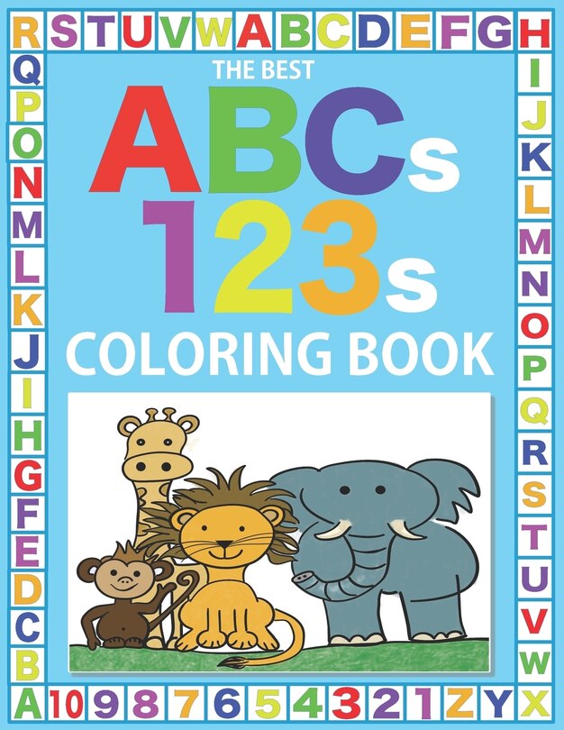 Front cover_The Best ABCs 123s Coloring Book