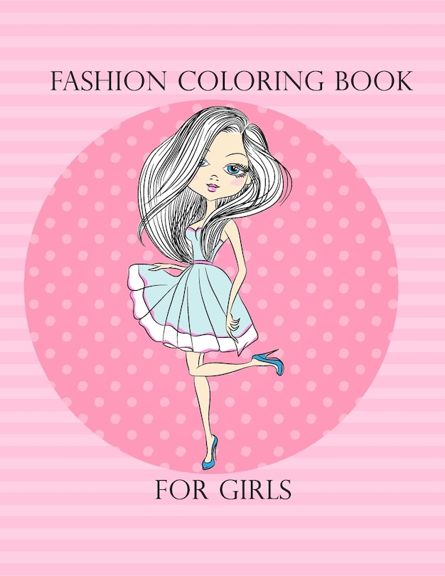 Couverture_Fashion Coloring Book for Girls