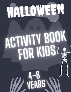 Front cover_Halloween Activity Book For Kids 4-8