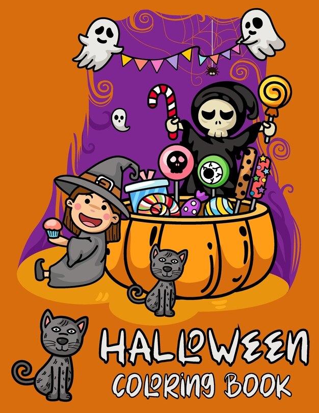 Halloween coloring book: For Toddlers