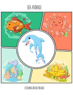 Front cover_Sea Animals Coloring Book for Kids