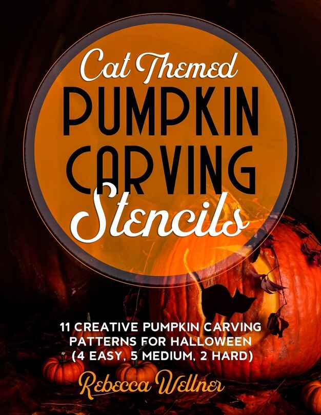Front cover_Cat Themed Pumpkin Carving Stencils