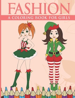 Front cover_Fashion Coloring Book For Girls
