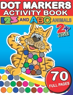Couverture_Dot Markers Activity Book 123 And ABC Animals