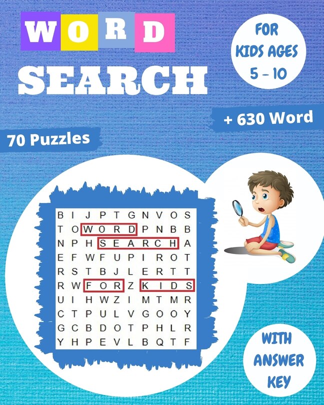 Couverture_word search for kids ages 5-10