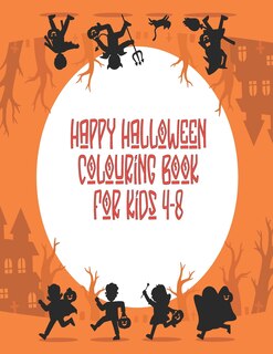 Couverture_Happy Halloween coloring book for Kids 4-8