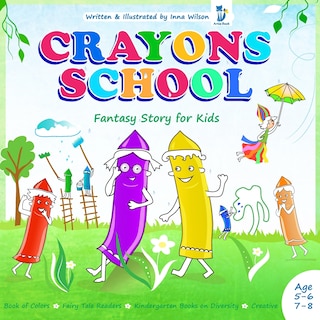 Couverture_Crayons School - Book of Colors, Fairy Tale Readers