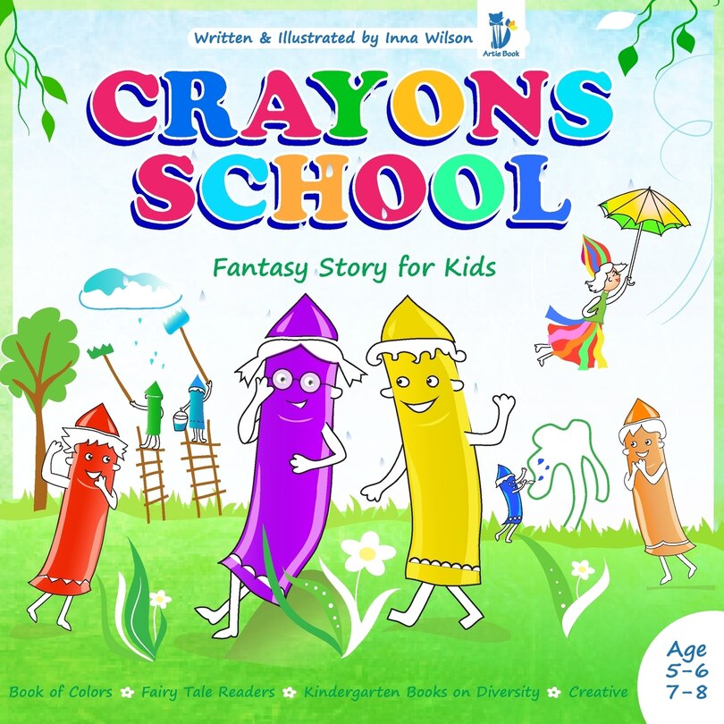 Couverture_Crayons School - Book of Colors, Fairy Tale Readers