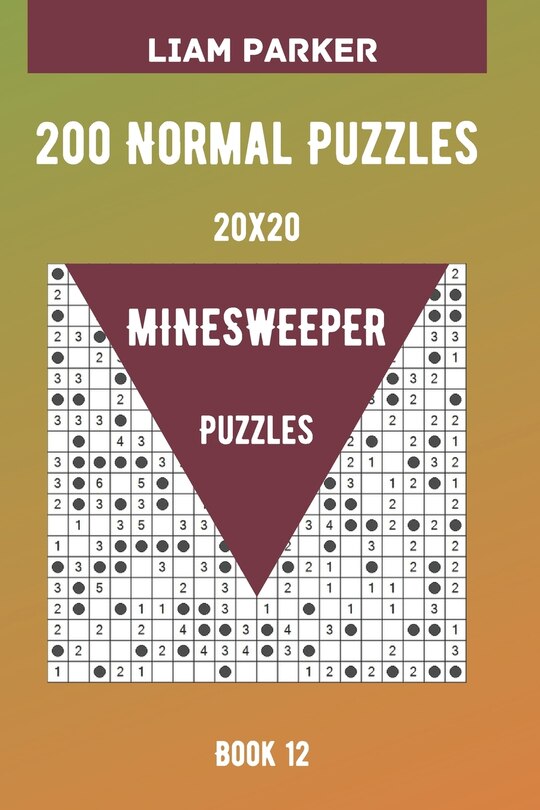 Front cover_Minesweeper Puzzles - 200 Normal Puzzles 20x20 Book 12