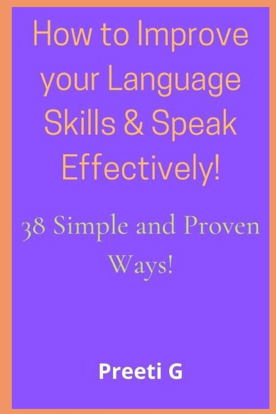 Front cover_How to Improve your Language Skills & Speak Effectively!