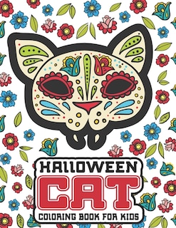 Front cover_Halloween Cat Coloring Book For Kids
