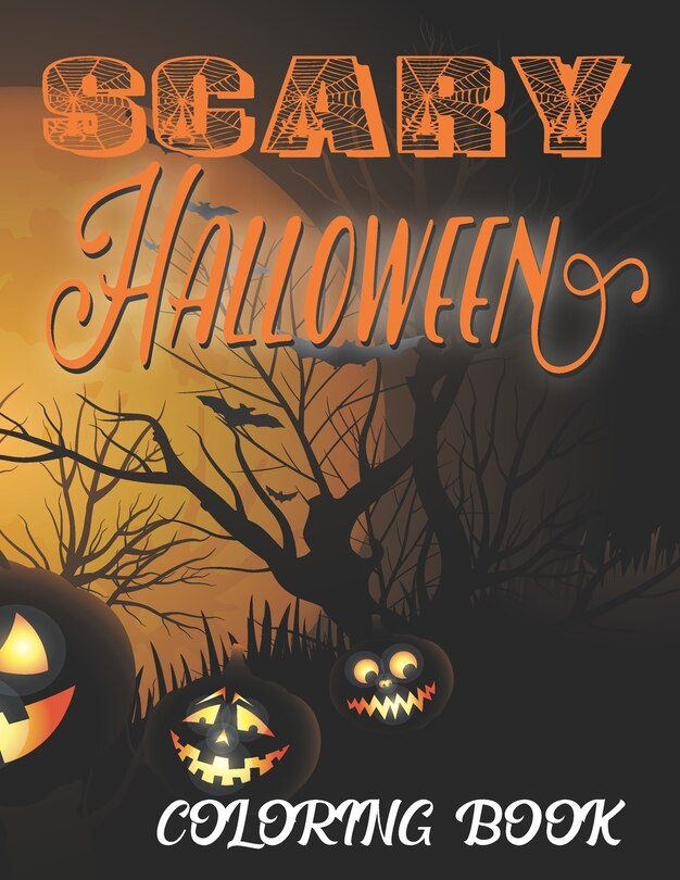 Front cover_Scary Halloween Coloring Book
