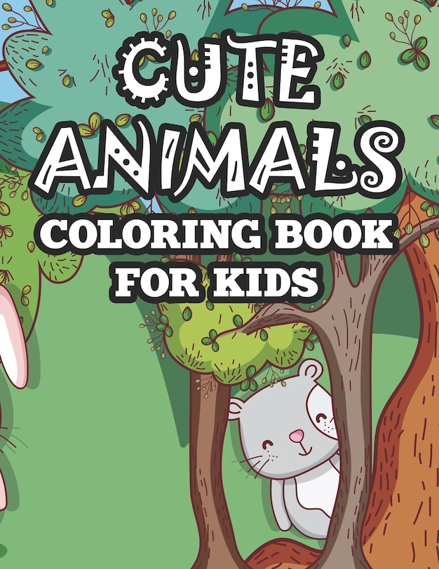 Couverture_Cute Animals Coloring Book For Kids