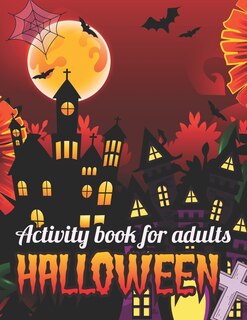 Couverture_Halloween activity books for Adults