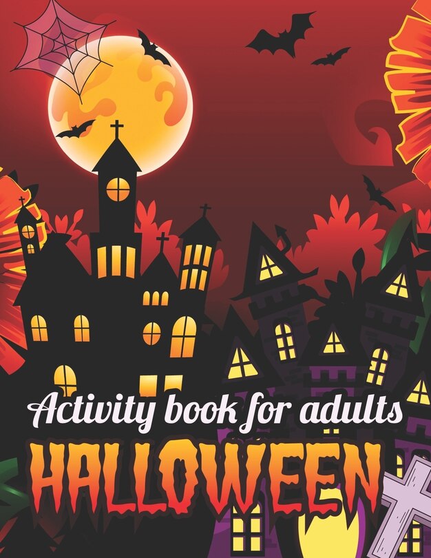 Couverture_Halloween activity books for Adults