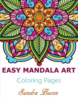 Front cover_Easy Mandala Art Coloring Pages