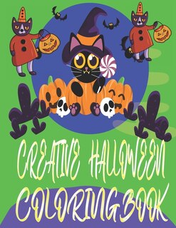 Creative Halloween Coloring Book: Funny Halloween Coloring Book for Girls