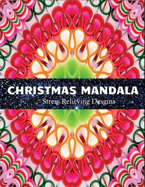 Front cover_Christmas Mandala stress relieving designs