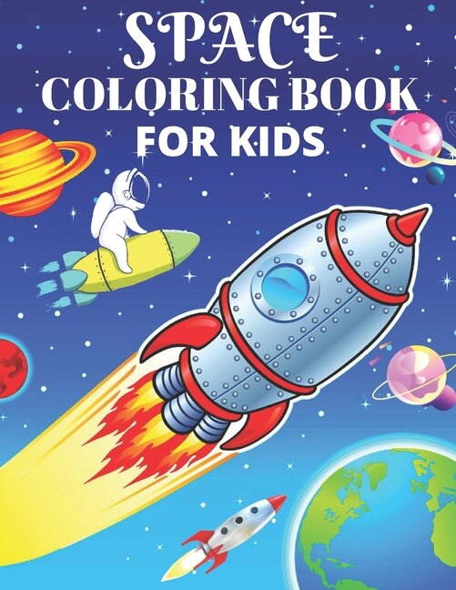 Couverture_Space Coloring Book For Kids