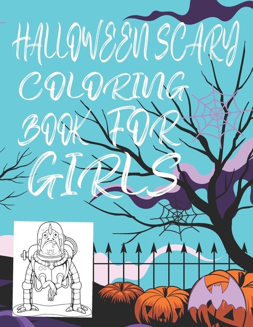 Front cover_Halloween Scary Coloring Book for Girls