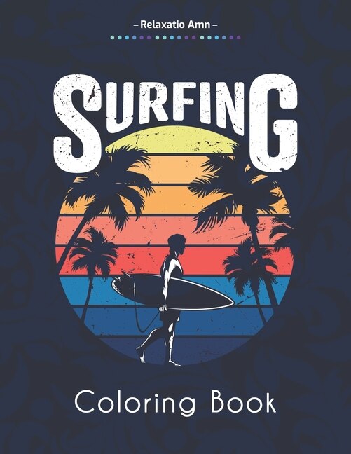 Front cover_Surfing Coloring Book
