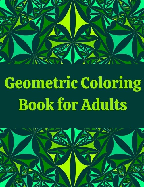 Front cover_Geometric Coloring Book for Adults