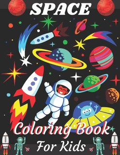 Couverture_Space Coloring Book For Kids