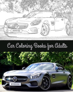 Front cover_Car Coloring Books for Adults