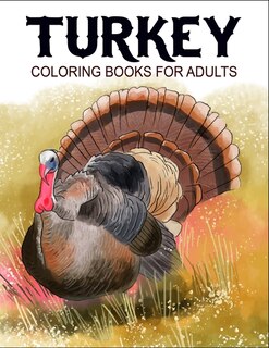 Front cover_Turkey Coloring Books For Adults