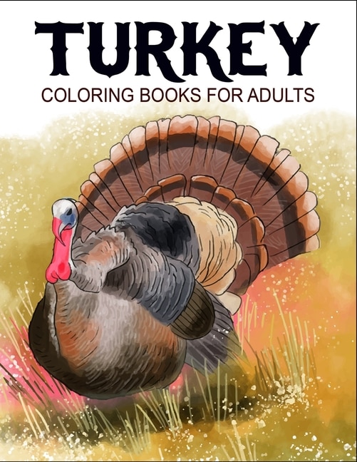 Front cover_Turkey Coloring Books For Adults