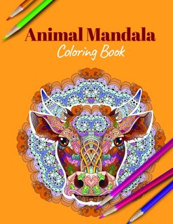 Couverture_Animal Mandala Coloring Book