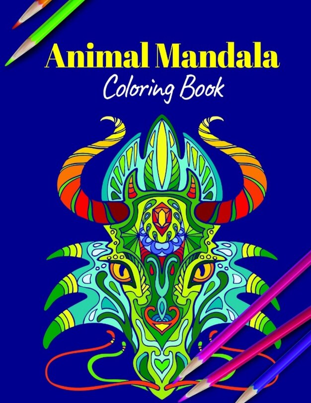 Front cover_Animal Mandala Coloring Book