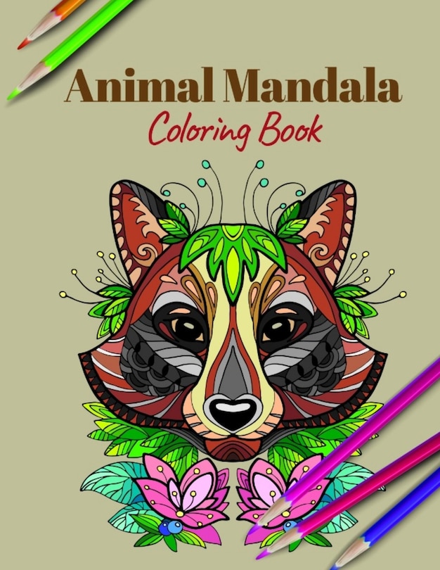 Couverture_Animal Mandala Coloring Book