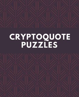 Front cover_Cryptoquote Puzzles