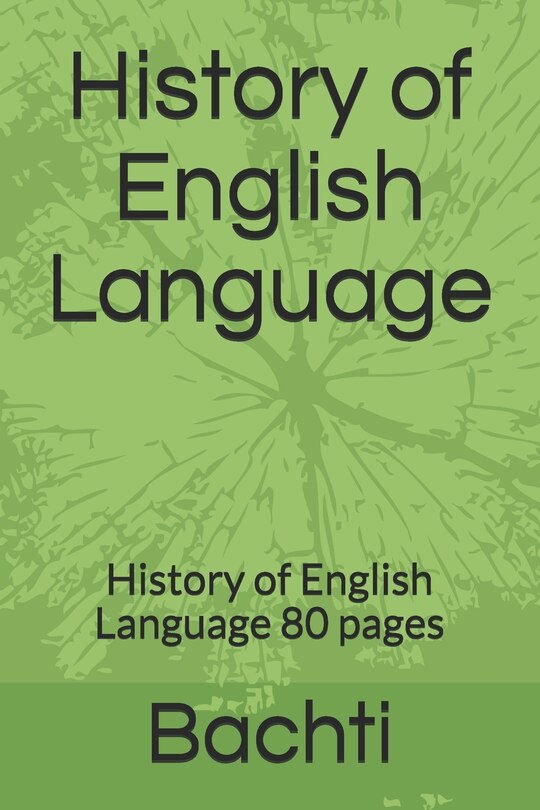 Front cover_History of English Language