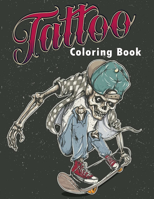 Front cover_Tattoo Coloring Book