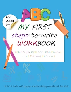 Couverture_my first steps to write workbook ages 3 and up