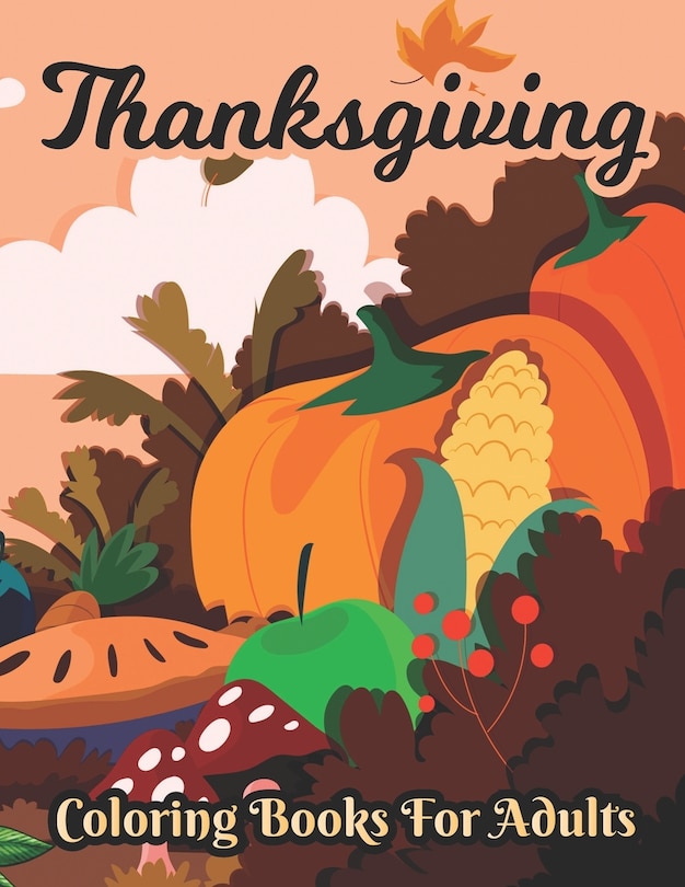 Couverture_Thanksgiving Coloring books for adults