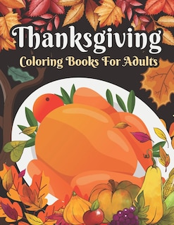 Front cover_Thanksgiving Coloring books for adults