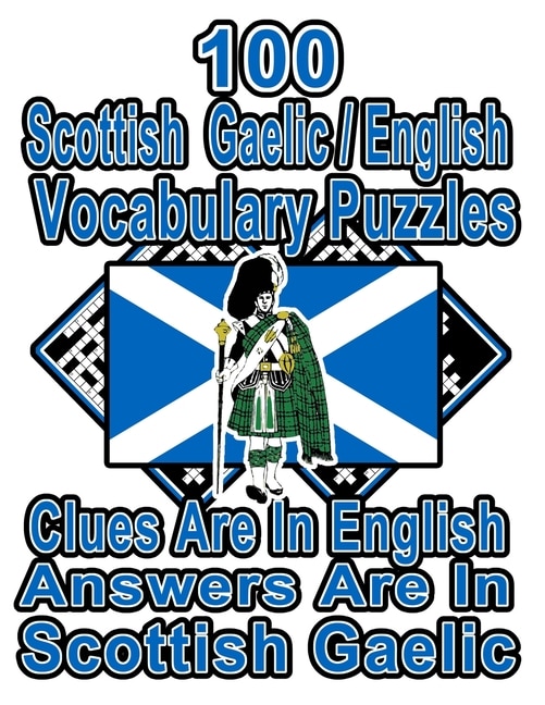 Front cover_100 Scottish Gaelic/English Vocabulary Puzzles