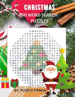 Front cover_CHRISTMAS 50 Word Search Puzzles